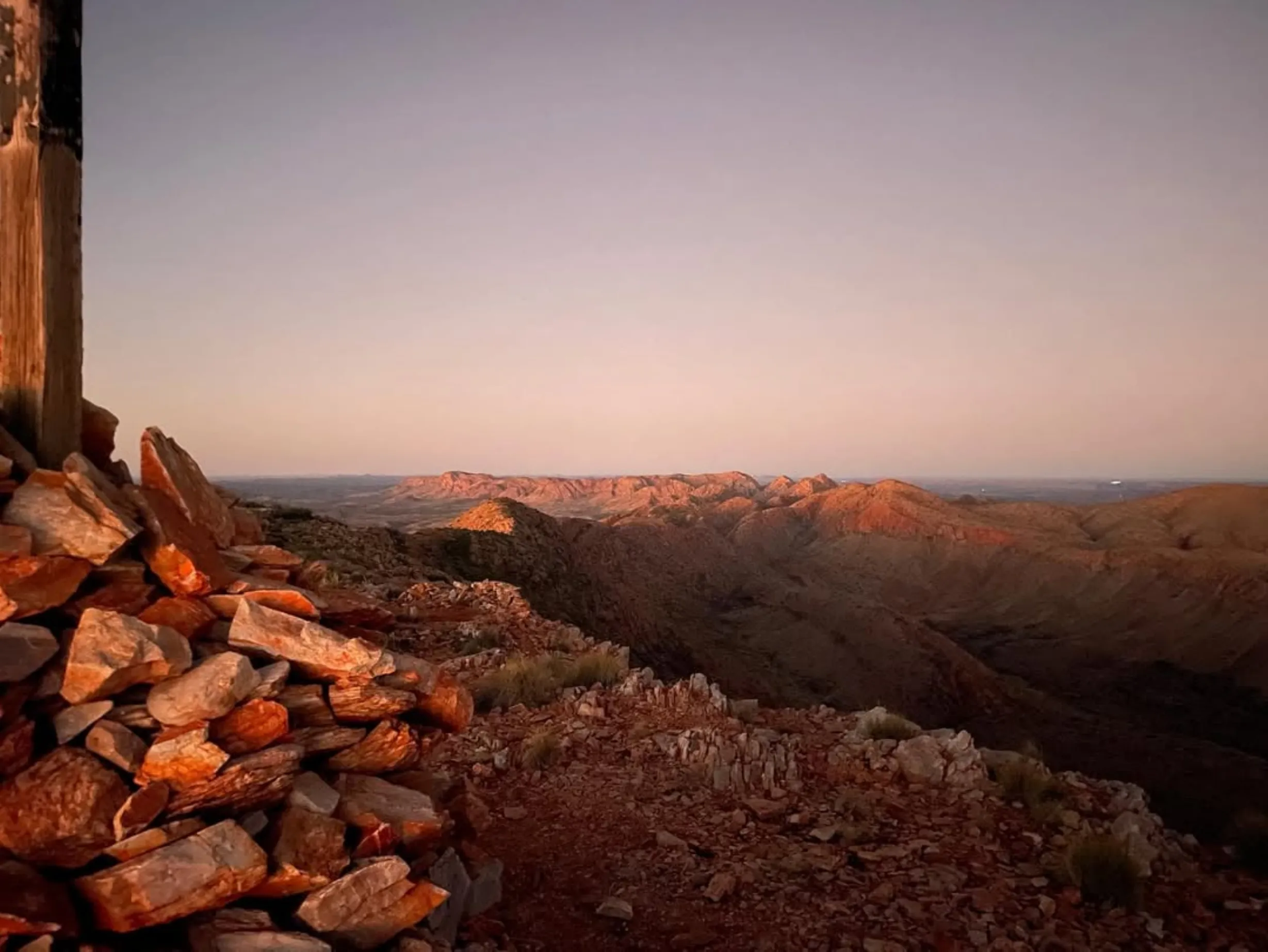 sandy riverbeds, Larapinta