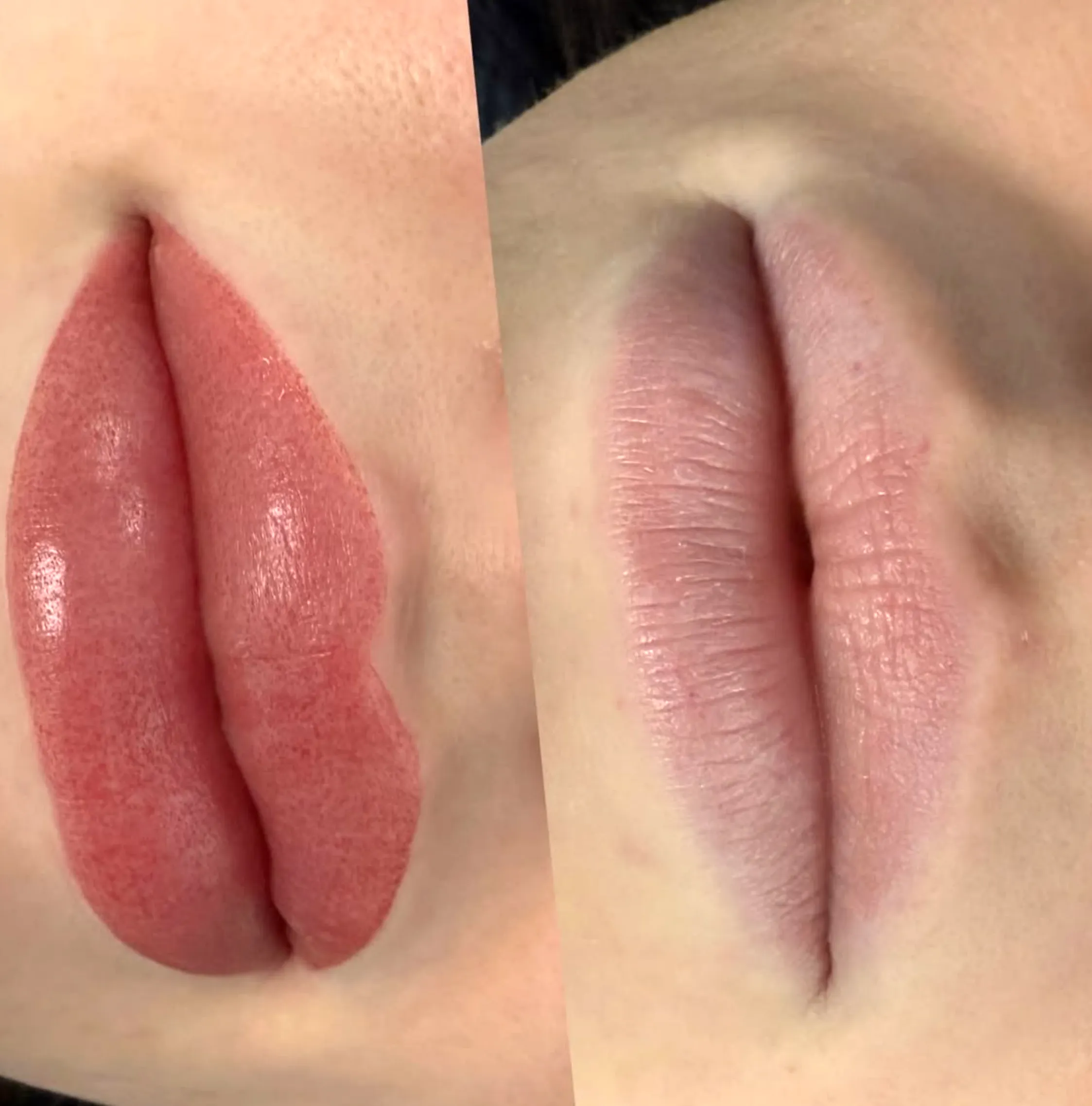 lip tattoo healing timeline