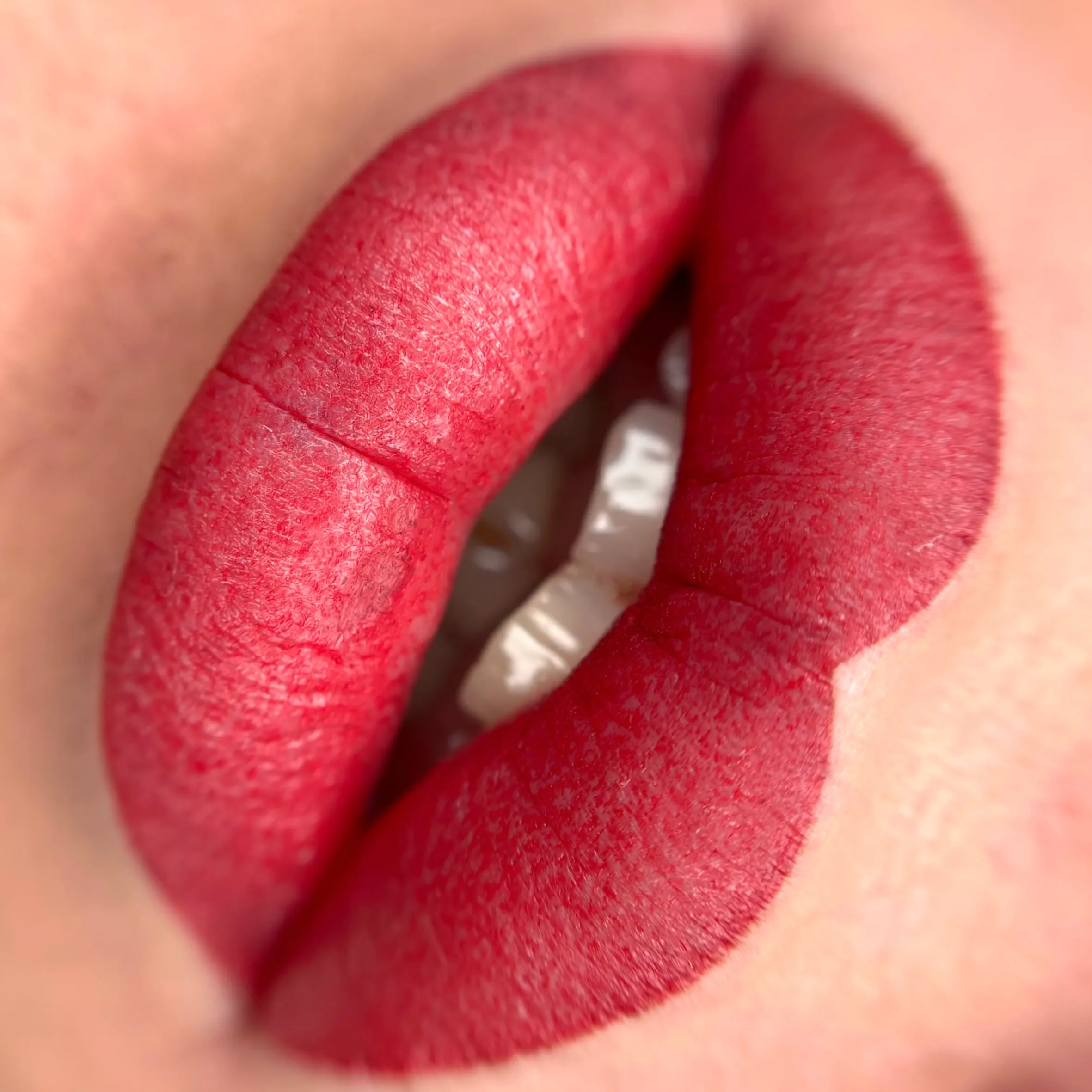 lip tattoo scabbing and peeling